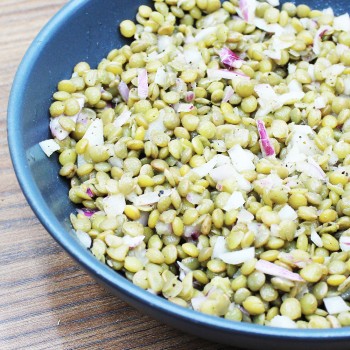 Lentilles à l’oignon