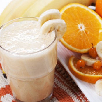 Jus de banane orange