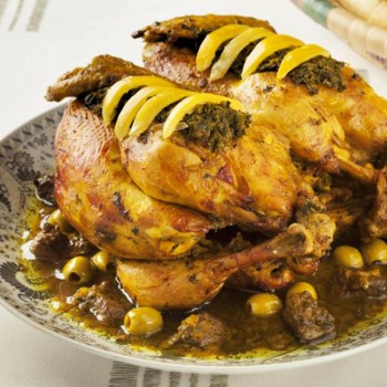Poulet avec deghmira avec 2...